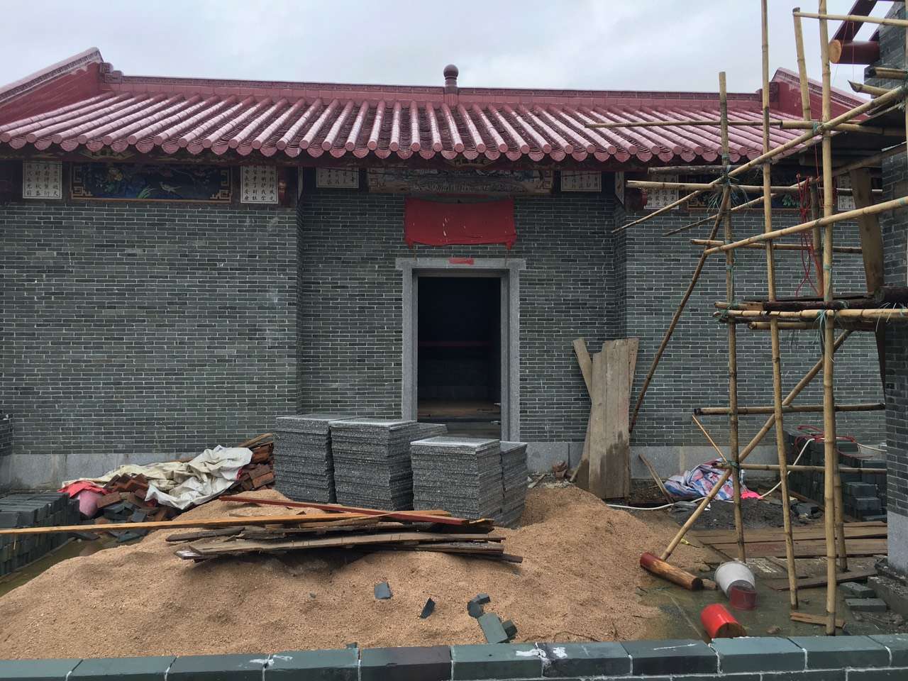 青磚建築效果 香港青磚 大陸青磚 起屋建築材料 香港建材 金銀倉 shknw 網購建築材料 古建築維修