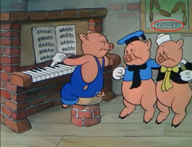 英國童話1933年迪士尼動畫片《三隻小豬》Three little pigs