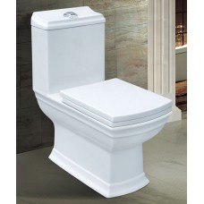 LX-2039白色直衝式連體坐便器連體馬桶closestool-stinkpot