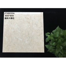 JTX8033A通體大理石瓷磚800X800光亮易清潔花紋豐富不單調電腦自動噴墨技術磚紋清晰逼真超越拋光磚新技術