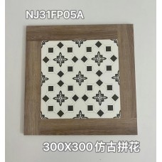 300×300 復古拼花瓷砖，为空间添独特風格|瓷磚建材批發大減價|金银仓SHKNW--一站式购买瓷砖建材