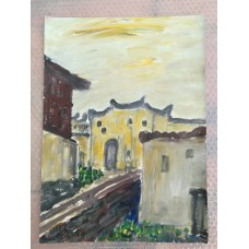 武文建-紙本色彩，尺寸38X53CM，作品成與福建閩東2018