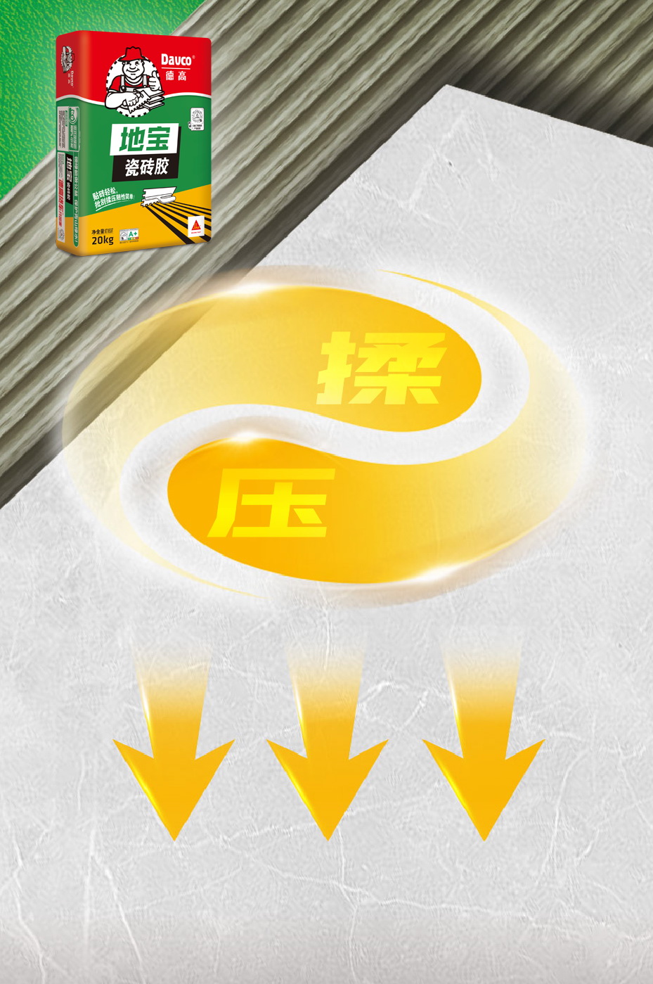DAVCO德高,德高瓷磚膠,膠砂,灰色,符合歐盟SVHC標準,瑞士西卡公司Sika,通過法國A+室内環境檢測,獲得德國萊茵TUV認證,通過中國環境標志認證,掃口粉,香港膠砂,香港瓷磚膠,Davco General Tile Adhesive,